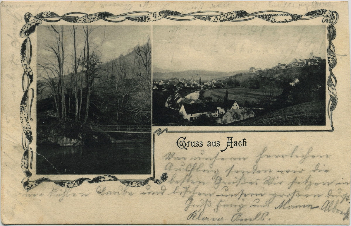 Aachtopf Postkarte 1905