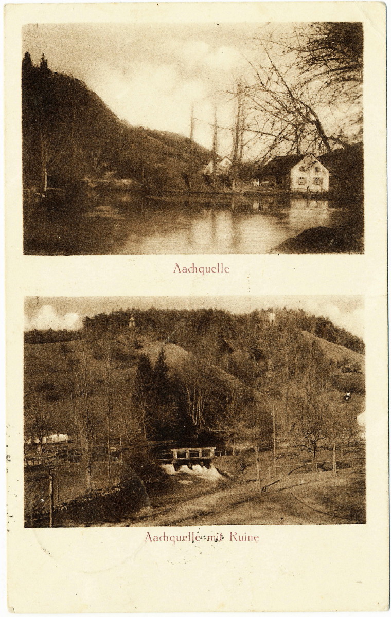 Aachtopf Postkarte 1924