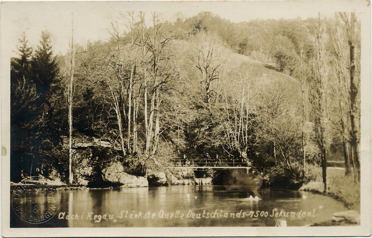 Aachtopf Postkarte 1932