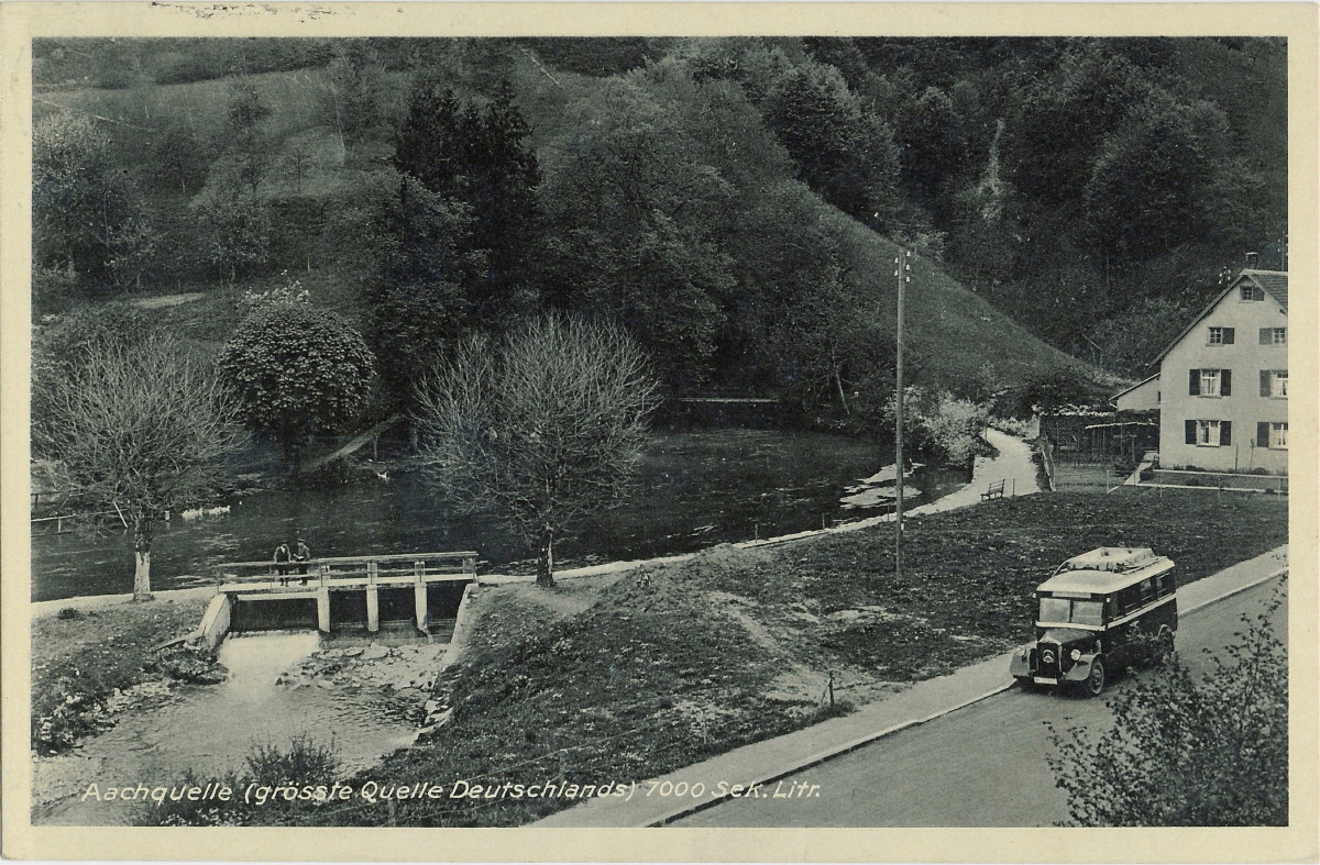 Aachtopf Postkarte 1938