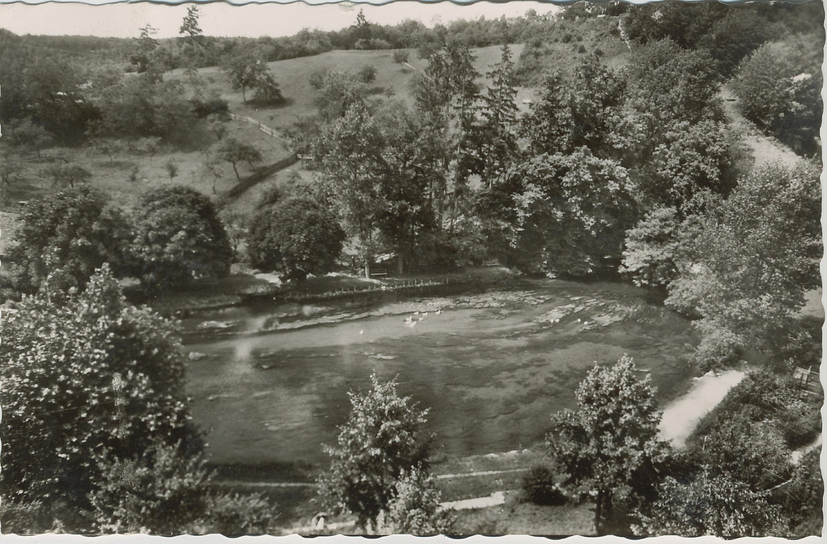 Aachtopf Postkarte 1950